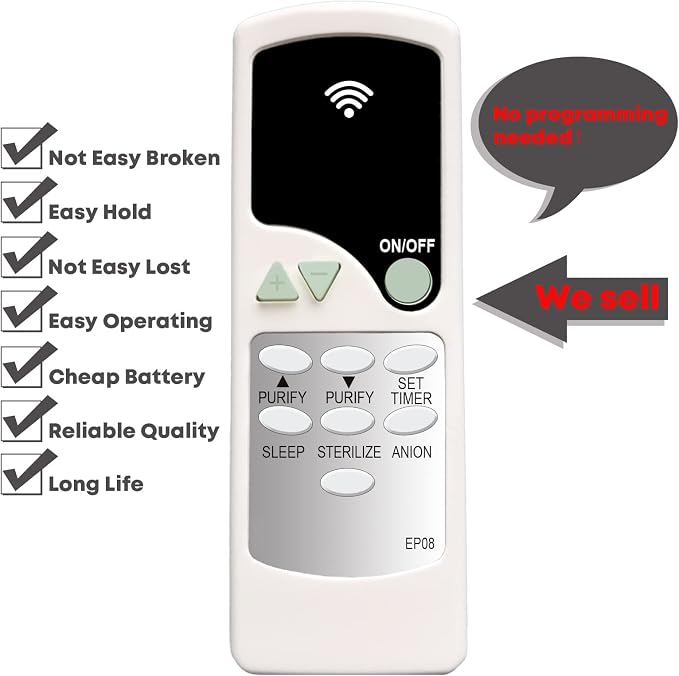 Replacement Remote Control for EdenPURE Air Purifier Sterilizer G-7 G7 - Image 2
