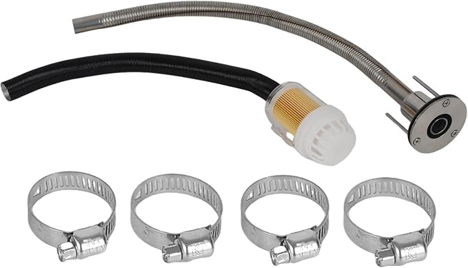 24mm Stainless Steel Exhaust Pipe Air Intake Filter and Pipe Double Wall - Image 2