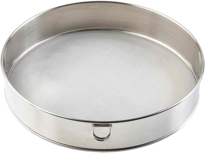 Tablecraft Fine Mesh Sieve Strainer, 10-Inch Round Durable Stainless Steel - Image 4