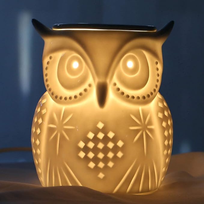 STAR MOON Owl Wax Melt Warmer for Home Décor, Wax Warmer for Wax Melt, Scentsy - Image 3