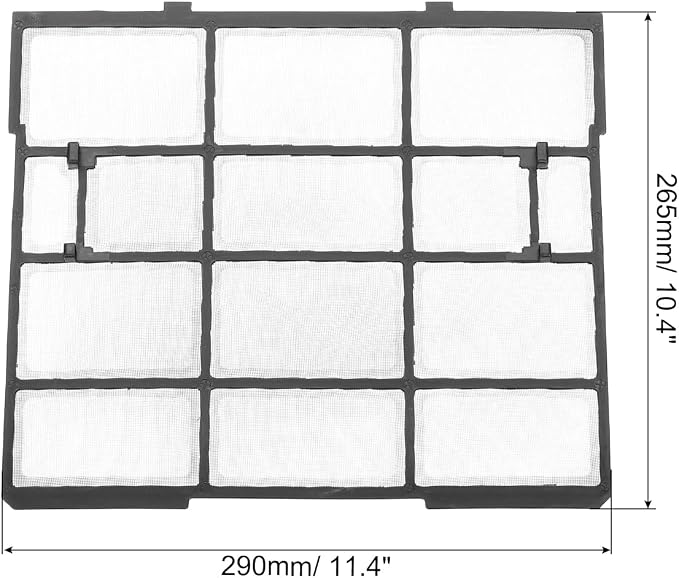 PATIKIL Air Conditioner Filter Replacement 290mm x 265mm, Plastic Air Filtering - Image 2