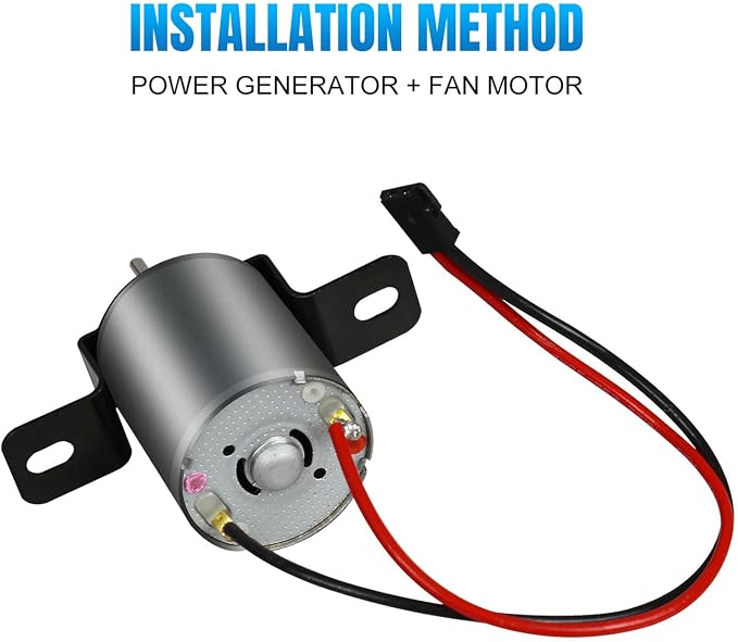 Motor Power Generation Sheet Set Heat Powered Stove Fan Motor Replacement Kit - Image 8