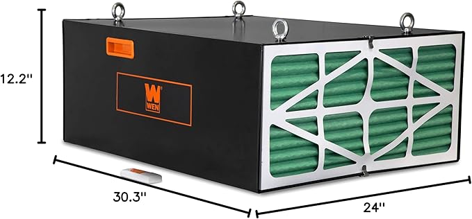 WEN 3417 3-Speed Remote-Controlled Industrial-Strength Air Filtration System - Image 5