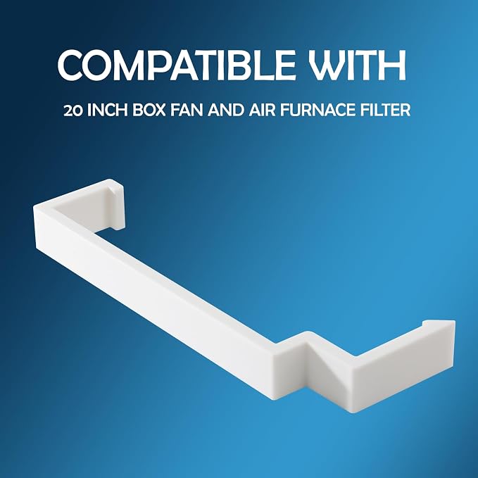 Box Fan Filter Clips – Replacement Air Filter Holder - Image 5