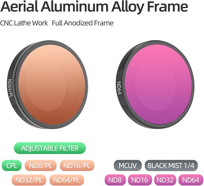 ND16/PL Filter Compatible with Insta361 GO Ultra Camera ND Lens Filter - Image 4