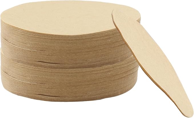 Waziaqoc 800 Count 2.5 Inch Natural Unbleached Round Coffee Filter, Replacement - Image 2