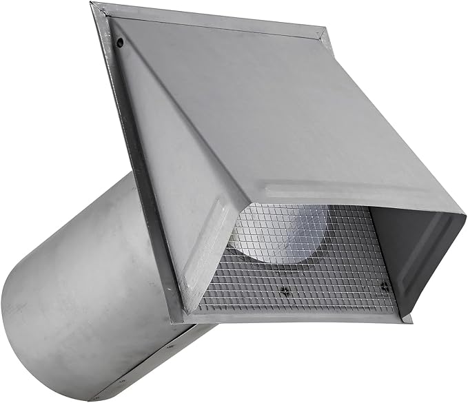 Lambro 6" 26-Gauge Paint-Grade Galvanized Fresh Air Intake Vent by Lambro