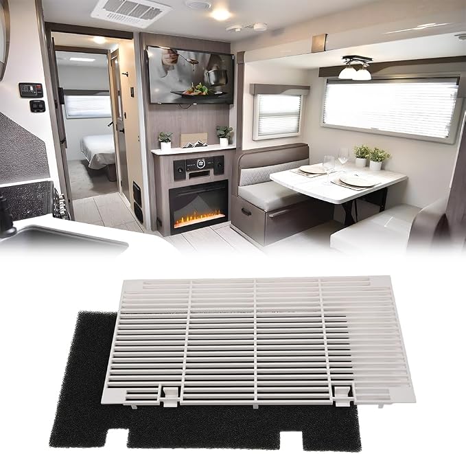 PIT66 RV A/C Ducted Duo-Therm Air Grille Polar White Compatible - Image 2