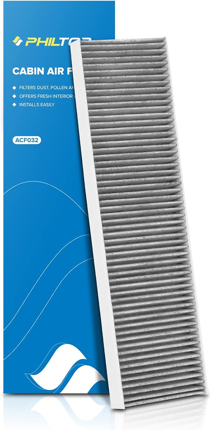 PHILTOP HEPA Cabin Air Filter w/Activated Carbon, Compatible by PHILTOP
