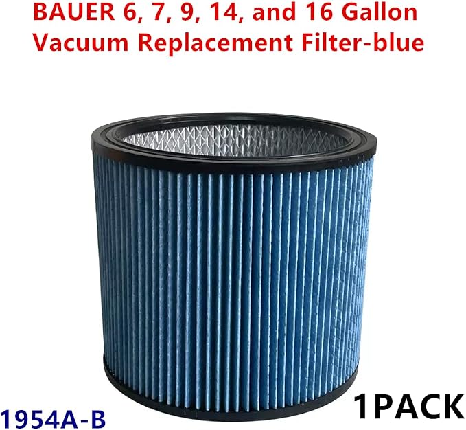 1 PACK brikiwee 1954A-B Replacement Cartridge Vacuum Fine Dust HEPA filter - Image 5