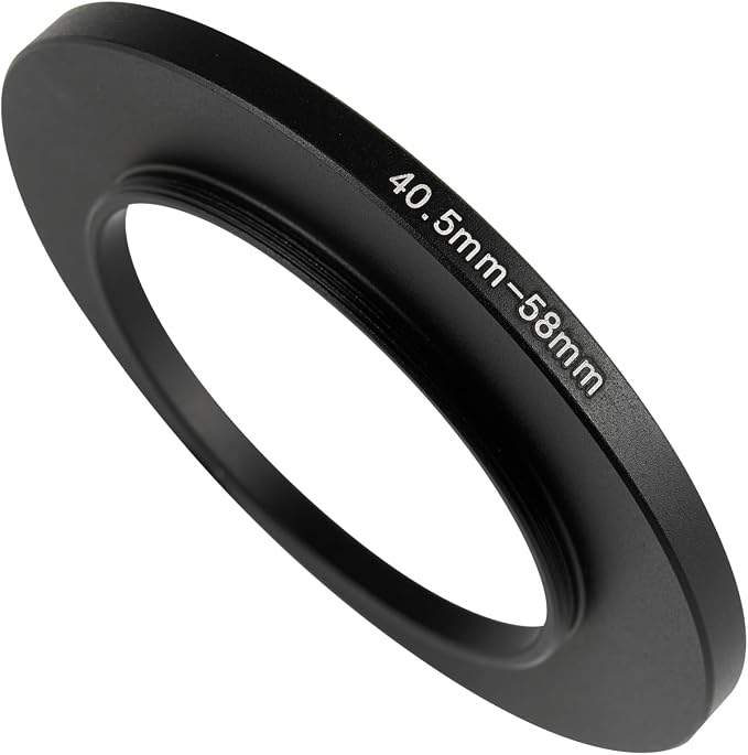 40.5-58mm Metal Step-Up Ring Adapter Compatible by Unknown