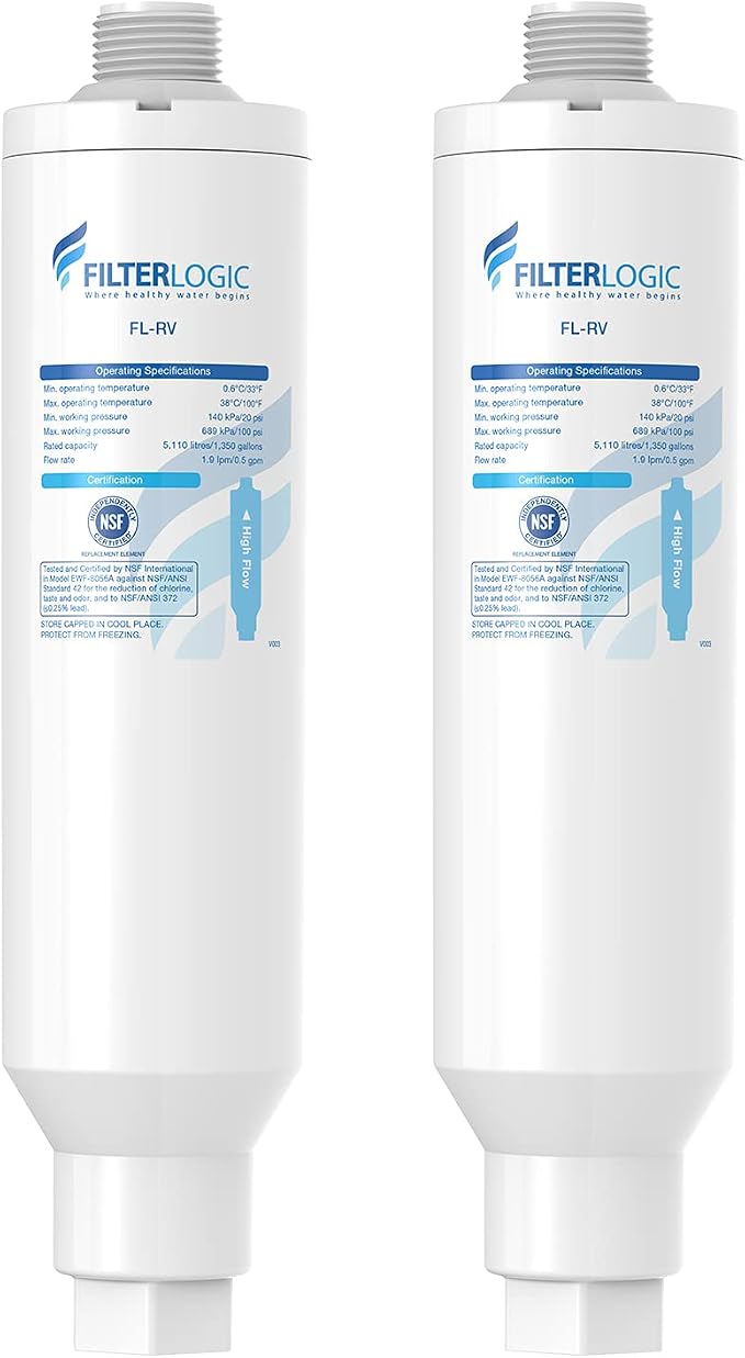 Filterlogic RV & Marine Inline Water Filter by Filterlogic