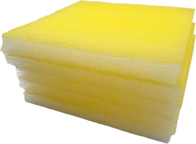 Paint Booth Exhaust Fiberglass Filter Pad, Heavy-Duty Paint Arrestor by Unknown