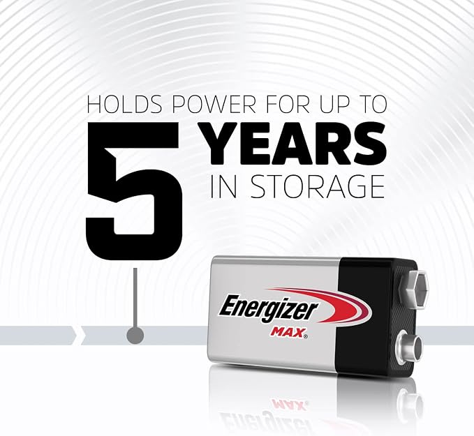 Energizer MAX 9V Batteries, 9 Volt Alkaline Batteries - Image 7