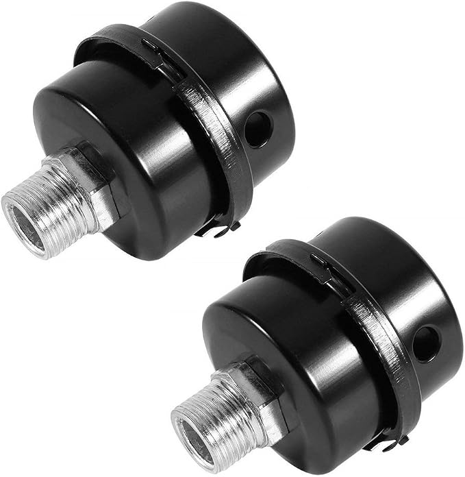 2PCS Metal Intake Filter Sound Muffler by Unknown