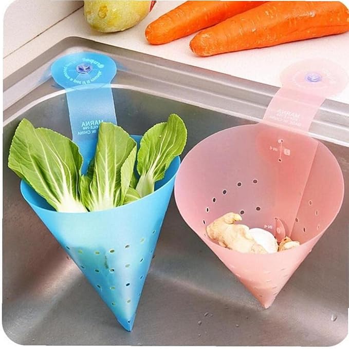 1pc Sink Food Waste Drain Filter Foldable Sink Self-Standing Anti-Blocking - Image 7