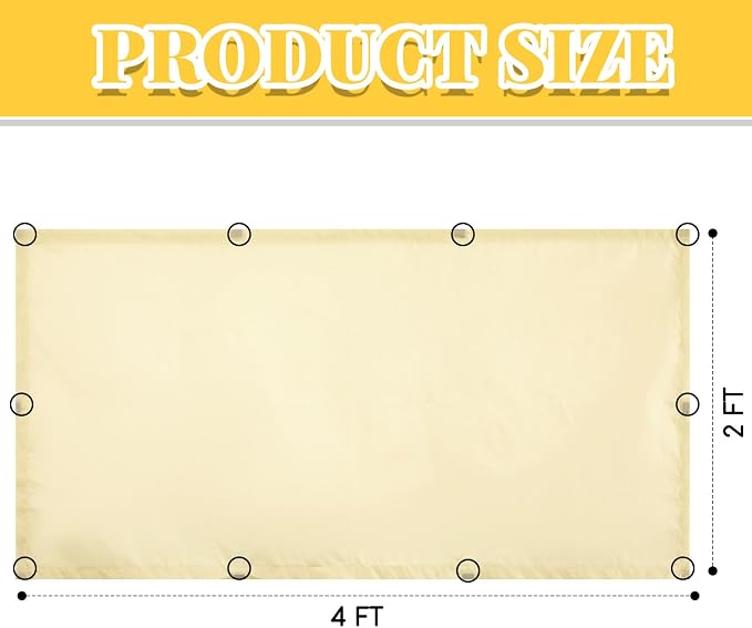 Patelai 4 x 2 Feet Fabric Fluorescent Light Cover - Image 2