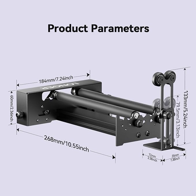 Longer Laser Engraver Rotary Roller - Image 8