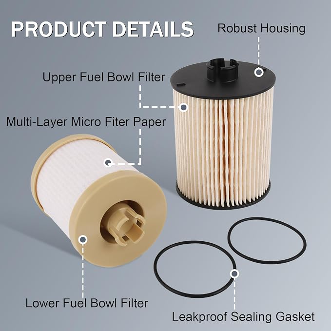 CARMOCAR FD4617 Diesel Fuel Filter replacement - Image 4