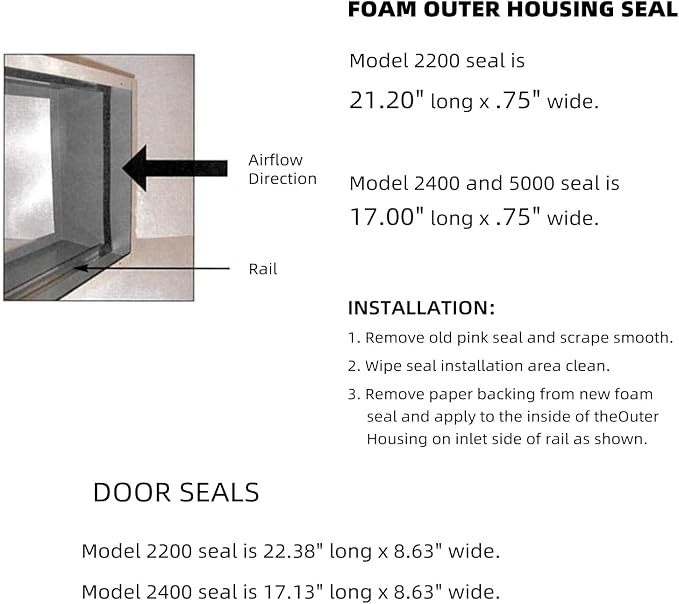 4725 Seal Kit, Universal Door Seal Kit Compatible - Image 5