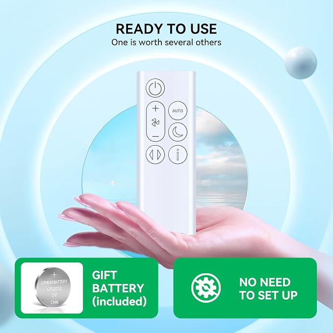 Replacement Remote Control for Dyson TP10 Compatible - Image 2
