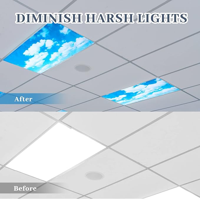 Hortsun 4 Pcs Fluorescent Light Covers - Image 3