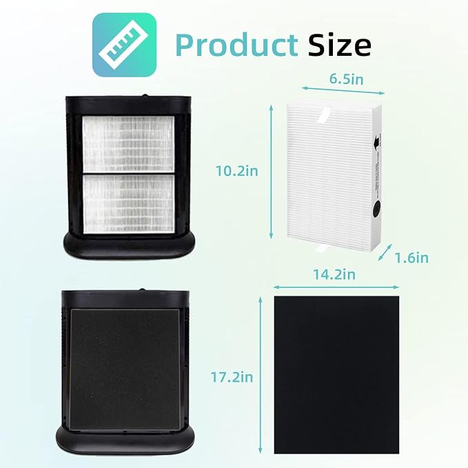 HPA200 Replacement Filters for Honeywell HPA200 HRF-ARVP200 Series Air - Image 5