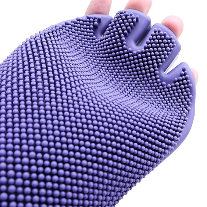 Dog Bath Brush, Dog Shampoo Brush for Shower, Pet Washing Gloves, Pet Grooming Bath Supplies, Soft Silicone