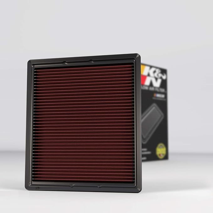 K&N High-Flow Original Lifetime Engine Air Filter: Increase Power: Premium - Image 2