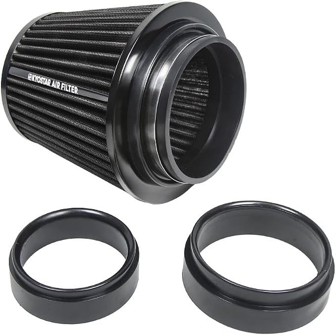 KYOSTAR Universal 3/3.5/4" High-Flow Air Filter, Reusable Cone Cold Air Intake - Image 6