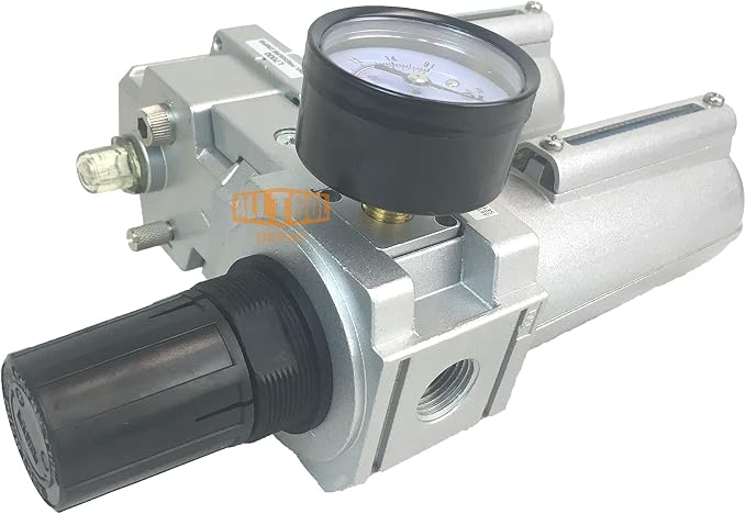 3/4" NPT HEAVY DUTY Compressed Air In Line Filter Regulator Lubricator Oiler - Image 5