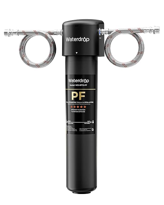 Waterdrop 15UA-PF Under Sink Water Filter, .% , 96% Chloramine by Waterdrop