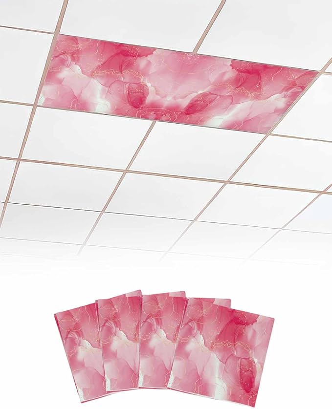 Yukro 4 Pack Fluorescent Light Covers by Unknown