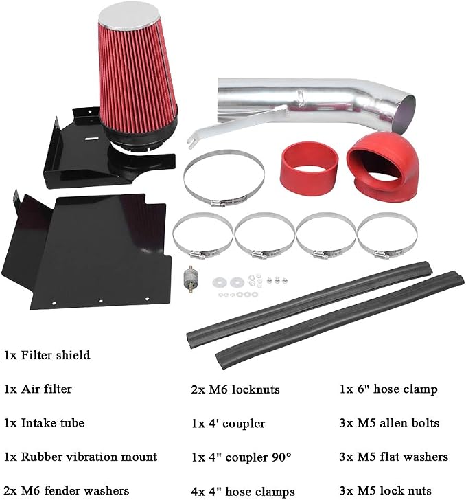 4" Performance Cold Air Intake Kit - Image 3