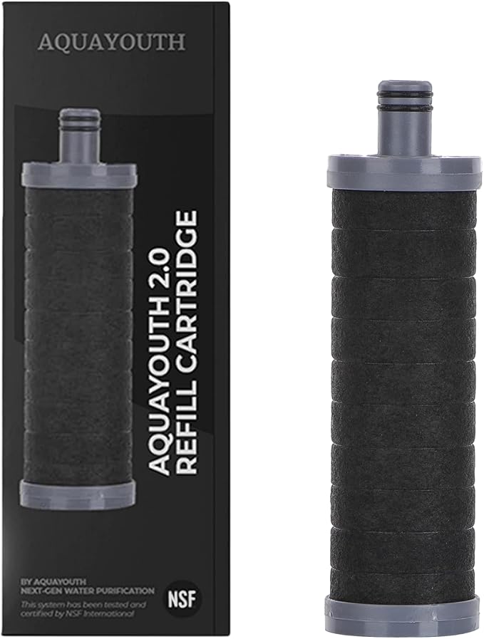 2.0 Carbon Shower Head Filter | Removes Chlorine, Heavy Metals, And More | Great by AQUAYOUTH