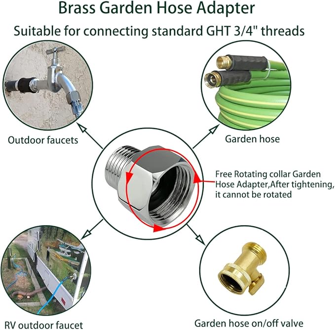 RV Outdoor Shower Head Kit with Garden Hose Fitting and Suction Cup - RV Outside Shower - Easily Installed and Removed On Outside of Camper(RV Shower Head Kit with on/off switch, chrome)