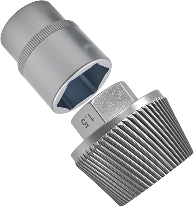 1.5" Tub Drain Extractor Bath Tub Drain Removal Tool with 1inch Socket Removes Old Broken Stubborn and Rusted Drains with Ease Strong Grab Plumbing