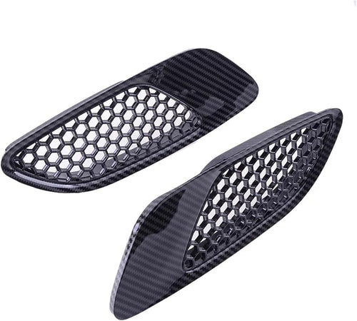 1 Pair Car Front Bonnet Hood Vent Air Intake Cover Compatible by Unknown
