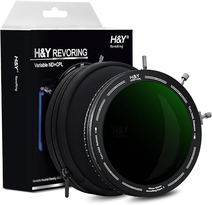 H&Y RevoRing MKⅡ 46mm 49mm 52mm 55mm 58mm 62mm Variable ND Filter & CPL by HY