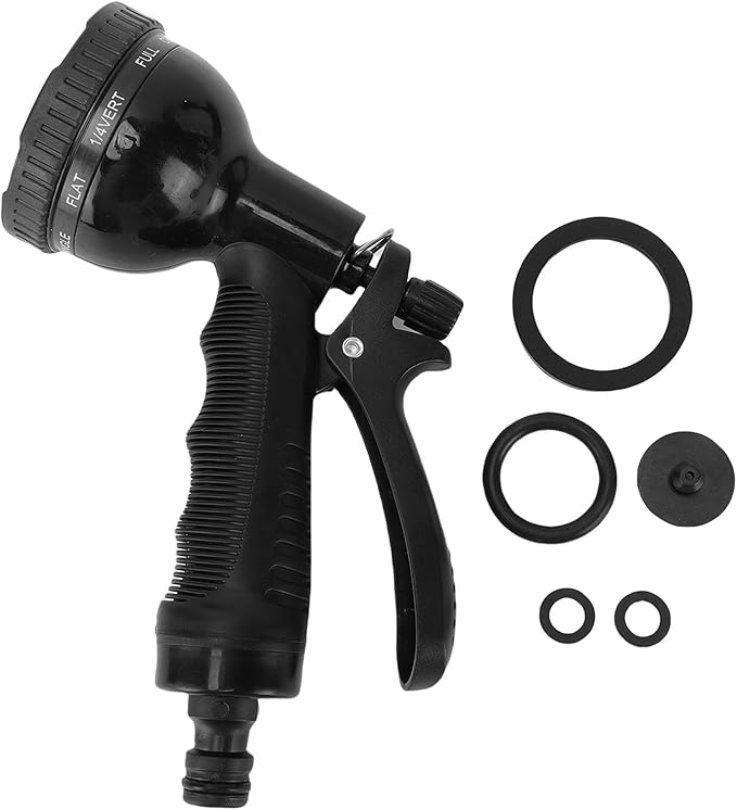 Portable Camping Shower, 5l Auto Manual Pressure Shower Pump with 360 Rotating Nozzle, Flow Adjustment Knob & Anti Slip Handle, Versatile Use for Hiking, Travel, Pet Bath