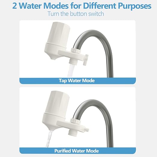 Faucet Mount Water Filter for Sink Faucet Tap Water Filter for Kitchen Sink - Image 4