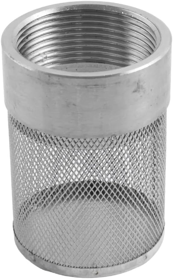 Dia Hose Inlet Suction Strainer Filter, Stainless Steel Water Pump Filter by Etersec