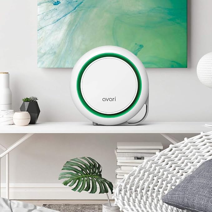 AVARI™ 525 Green Desktop Personal Air Purifier made in Korea. Filtering - Image 6