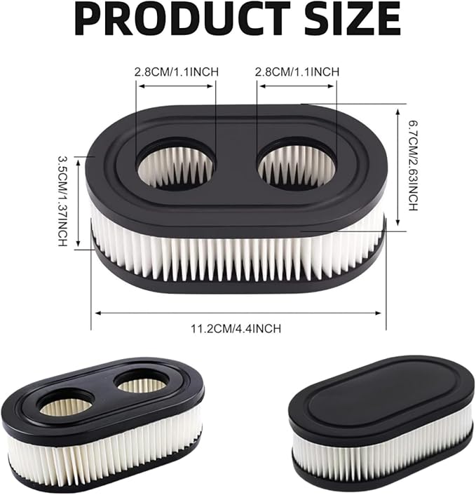 3-Pack 593260 Air Filter for 500, 725EXI Engines, High Performance Replacement - Image 2