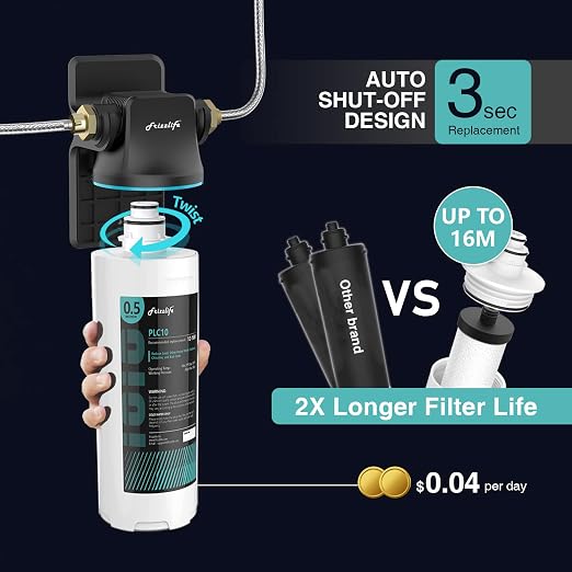 Frizzlife SW10 Under Sink Water Filter System, NSF/ANSI 53&42 Certified - Image 5