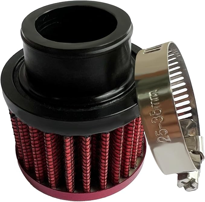 25mm Universal Air Intake Filter, Auto Breathe Filter Vent Crankcase Cleaner by 3DSKY