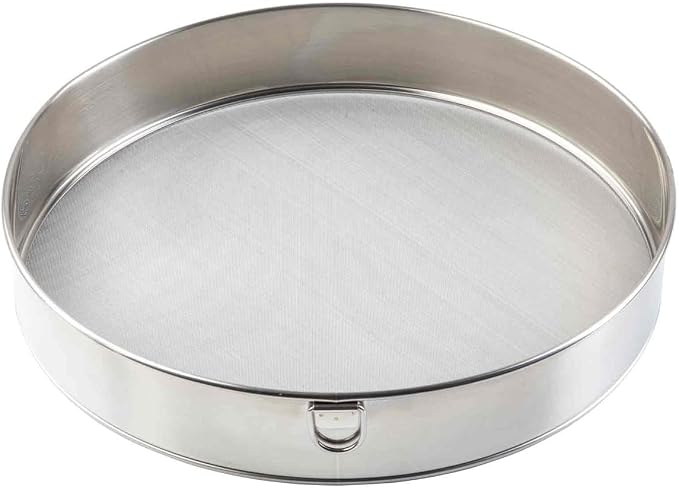 Tablecraft Fine Mesh Sieve Strainer, 12-Inch Round Ultra-Fine Stainless Steel - Image 4