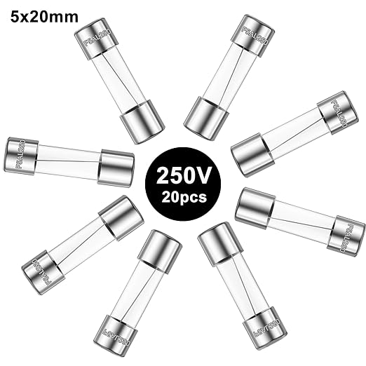 20PCS F2AL250V 5 x 20mm Fast Blow Glass Fuses 2A 2Amp 250V Glass Fuse, 0.2 x - Image 3