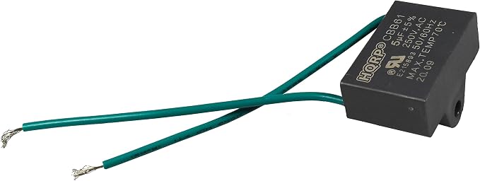 HQRP Capacitor Compatible with Hampton Bay Ceiling Fan CBB61 5uf 2-Wire UL by HQRP