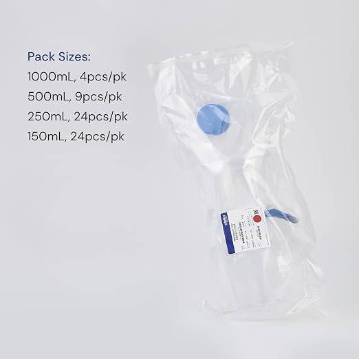 Pack of 4 Diposable Vacuum Filter Units 1000mL 0.2μm PVDF Hydrophilic Membrane - Image 6